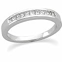 Platinum Diamond Anniversary Band Ring