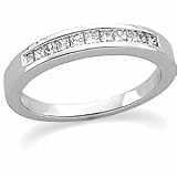 Platinum Diamond Anniversary Band Ring (0.33 ctw, G-H, SI1)
