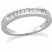 Platinum Diamond Anniversary Band Ring (0.33 ctw, G-H, SI1)