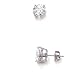 SINGLE STUD! Beautiful! 14k White-gold 5mm (1/2Ct TW) Round Moissanite Stud Earrings