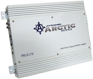 31W5NHKW44L Pyramid PB1217X 1600 Watt 2 Channel Mosfet Arctic Series Amplifier