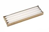 Pack of 4 White dinner candles