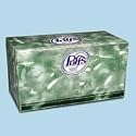 Puff's Facial Tissue, Family Box, 216 Tissues per Box, 24 Boxes per Case