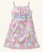Apparel : Bonnie Jean Little Girl Printed Empire-Waist Dress