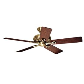 Hunter Savoy 52-Inch Five-Blade Ceiling Fan, Antique Brass #20510 by Hunter