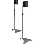 Atlantic Satellite SPSCUR47 2 Speaker Stands (Titanium)