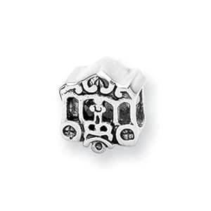 Reflections(tm) Sterling Silver Circus Train Bead / Charm