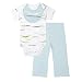 Baby : Boon Wave 3-piece Bodysuit and Pants Set in Blue 6-9 Months