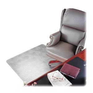 deflect-o CM17723 60 by 60-Inch Execumat Studded Beveled Chair Mat for High Pile Carpet, Clear On Sale