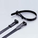エスケイ工機 SKリリースタイ 再使用可能 標準グレード 全長200mm 幅8.9mm 100本入り RS-200HC