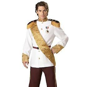Mens Halloween Costumes Adult Royal Fairy Tale Cinderella Prince Charming Deluxe Couples Costume