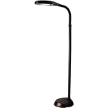Lite Source LSP-801BLK Aptos One Light Gooseneck Floor Lamp in Black