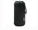 GSI Incredible Quality Ultra-Secure Lens Case - Pouch Fits and Protects 100-300 Zoom Lenses - Drawstring Neoprene Bag - For Canon, Sigma, Nikon, Sony and All Brands!