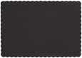 Creative Converting 50 Count Touch of Color Paper Placemats, Black Velvet