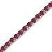 2 CT Ruby Bracelet 14K White Gold