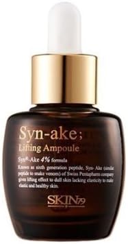 KOREAN COSMETICS, Skin 79, Syn-ake Lifting Ampoule (30ml, prevention of skin damage, elastic, keeping moisture... by Beautyshop Korean Beauty