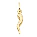 GM Fine Jewelry 14K Yellow Gold Cornicello Italian Horn Pendant