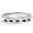 .30CT Black & White Diamond Channel Set White Gold Ring