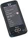 LG Expo GW820 Black Rubber Feel Hard Case Cover w/Belt Clip