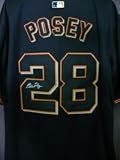 Posey, Buster (San Francisco Giants) Autographed/Hand Signed Authentic San Francisco Giants Black Je