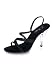 4 Inch Stiletto Heel Ankle Wrap Sandal Women'S Size Shoe