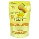 スクリット ボディソープ モモ葉オレンジエキス 詰替用450ml