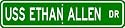 USS ETHAN ALLEN SSN608 SSN 608 Street Sign