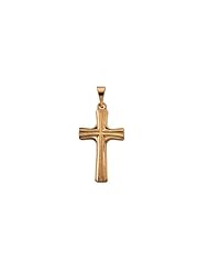20.00x12.00 mm Cross Pendant in 14K Yellow Gold