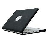 U-SUIT MACBOOK PRO 17-BLK LTHR HARD CASE