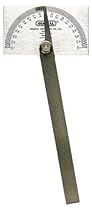 General Tools 17 Square Head Metal Protractor
