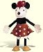 Disney Retro Minnie Mouse Collectible Doll Figurine