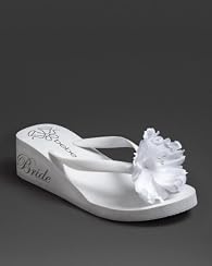 Bride Wedding Bell Flip Flop