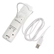 Bragaincell- High Capacity Rechargable Replacement Battery 1800mAh with USB Cable for Nintendo Wii Remote Control