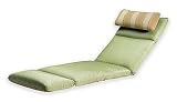 Strathwood Chaise Cushion, Celadon with Meadow Headrest