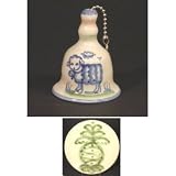 Bell Small, Green Gourmet Pineapple Pattern
