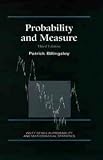 Probability and Measure (Wiley Series in Probability and Statistics)
