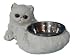   - DF-801 WHITE PERSIAN CAT FOOD & WATER BOWL