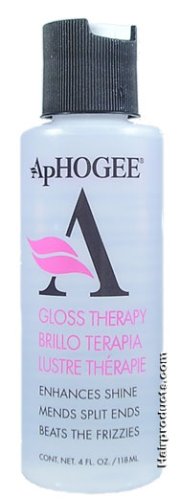 APHOGEE Gloss Therapy Shine Enhances Shine, Mends Split Ends & Beats the Frizz 4oz/118ml APHOGEE Gloss Therapy Shine Enhances Shine, Mends Split Ends & Beats the Frizz 4oz/118ml