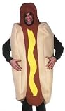 The ORIGINAL DELUXE (not lightweight) The Hot Dog Costume Man Take me out to the Ballgame! Adult Hot Dog Halloween Costume