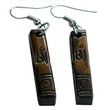 Om Tibetan Buddhist Earrings