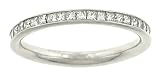 Channel Set Princess Cut Diamond Eternity Band .70cttw