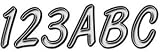 Hardline Products SIBKG400 Silver/Black Number Factory Matched Registration Kit