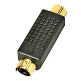 S-Video to RCA Jack Gold Plated Adapter
