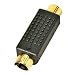 S-Video to RCA Jack Gold Plated Adapter