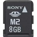 8GB Sony M2 memory card in retail packaging