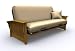 Crestridge Oak Futon Frame Full - Medium Oak Finish