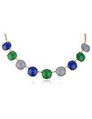 Tonal Faceted Lucite Necklace, 19"
