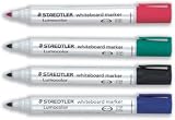 Staedtler 351 WP4 - Whiteboard-Marker 4er Set, Rundspitze