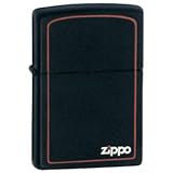 Black Matte, Zippo Logo & Border