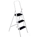 Saftey 1st Ultra-Thin 3-Step Ladder, White/Blue
